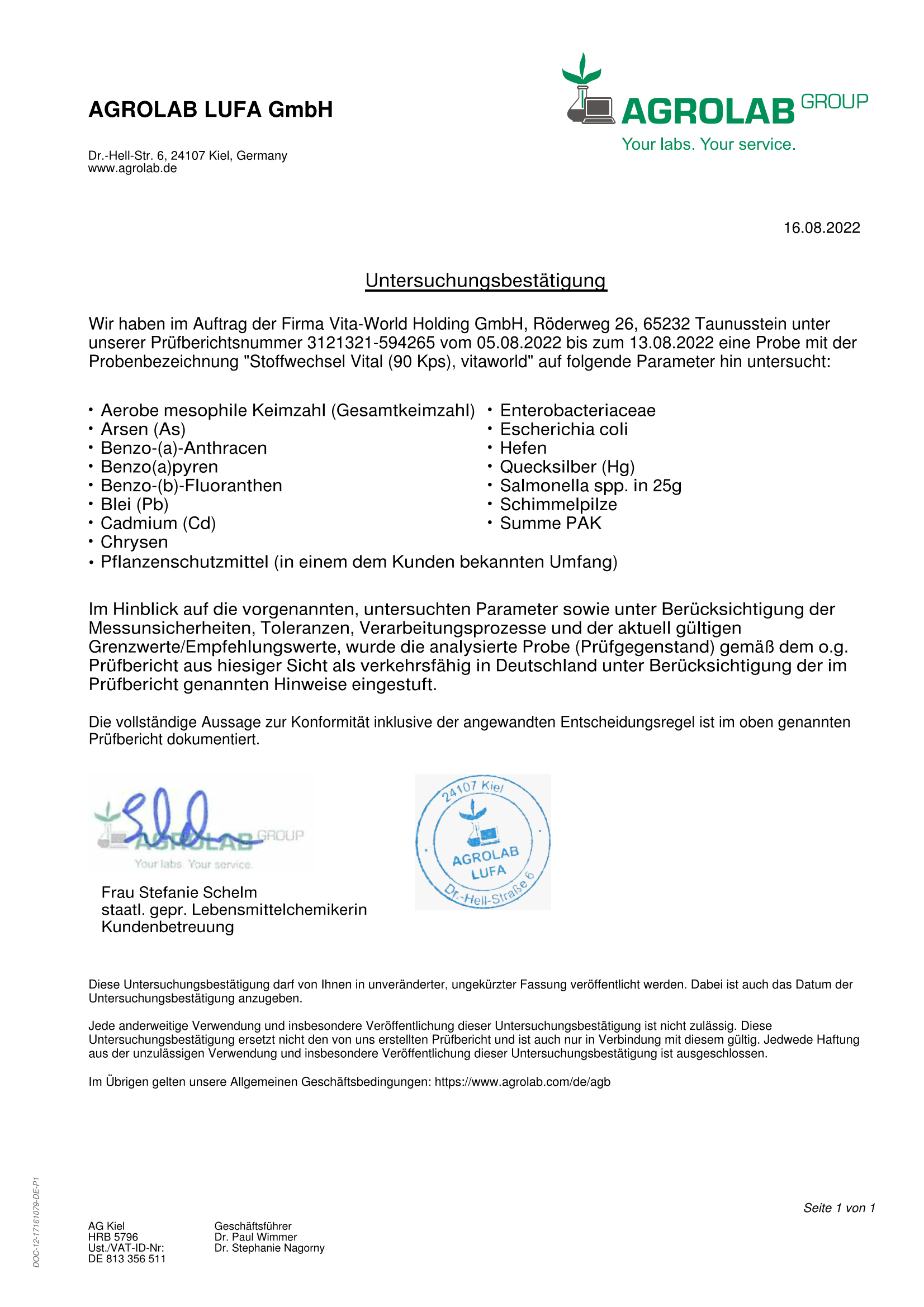 Stoffwechsel Vital (90 Kps)